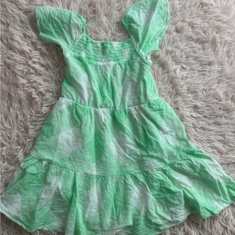 Cat & Jack Mint and White Dress